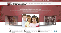 Desktop Screenshot of enunisonsalon.com